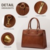 image:imageLOVEVOOK Purses and Handbags for Women Tote Shoulder Bag Satchel Purse and PU Leather Top Handle for ladiesBrown