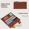 image:imageLOVEVOOK Purses and Handbags for Women Tote Shoulder Bag Satchel Purse and PU Leather Top Handle for ladiesBrown