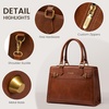 image:imageLOVEVOOK Purses and Handbags for Women Tote Shoulder Bag Satchel Purse and PU Leather Top Handle for ladiesBrowns