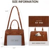 image:imageLOVEVOOK Purses and Handbags for Women Tote Shoulder Bag Satchel Purse and PU Leather Top Handle for ladiesBrowns