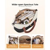 image:imageLOVEVOOK Small Gym Bag for Women amp Men with Wet Pocket26L Cute Waterproof Womens Gym Bag Travel Duffel Bags Workout BagConvertible Carry on Bag Overnight Bags Personal Item Travel Bag Been GreenLBeige  Black  Brown