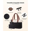 image:imageLOVEVOOK Small Gym Bag for Women amp Men with Wet Pocket26L Cute Waterproof Womens Gym Bag Travel Duffel Bags Workout BagConvertible Carry on Bag Overnight Bags Personal Item Travel Bag Been GreenLBeige  Black  Brown