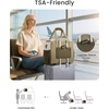 image:imageLOVEVOOK Small Gym Bag for Women amp Men with Wet Pocket26L Cute Waterproof Womens Gym Bag Travel Duffel Bags Workout BagConvertible Carry on Bag Overnight Bags Personal Item Travel Bag Been GreenLBeen Green  Offwhite