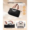 image:imageLOVEVOOK Small Gym Bag for Women amp Men with Wet Pocket26L Cute Waterproof Womens Gym Bag Travel Duffel Bags Workout BagConvertible Carry on Bag Overnight Bags Personal Item Travel Bag Been GreenLBeige  Black  Brown