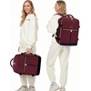 image:imageLOVEVOOK Travel Backpack for Women TSA Carry On Backpack Flight Approved Luggage 40L Water Resistant Personal Item Daypack Large Weekender Bag fit 17 inch Laptop with 3 Cubes BeigeblackbrownClaretblackdark