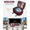 image:imageLOVEVOOK Travel Backpack for Women TSA Carry On Backpack Flight Approved Luggage 40L Water Resistant Personal Item Daypack Large Weekender Bag fit 17 inch Laptop with 3 Cubes BeigeblackbrownClaretblackdark