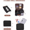 image:imageLOVEVOOK Travel Backpack for Women TSA Carry On Backpack Flight Approved Luggage 40L Water Resistant Personal Item Daypack Large Weekender Bag fit 17 inch Laptop with 3 Cubes BeigeblackbrownGreyblackbrown