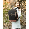 image:imageLOVEVOOK Travel Backpack for Women TSA Carry On Backpack Flight Approved Luggage 40L Water Resistant Personal Item Daypack Large Weekender Bag fit 17 inch Laptop with 3 Cubes BeigeblackbrownBlackbrown