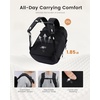image:imageLOVEVOOK Travel Backpack for Women amp Men 25L Airline Approved Personal Item Carry On Backpack Lightweight with 2 Packing Cubes Waterproof Daypack for Work Gym amp Weekend Travel Slate GreenBlackBlack