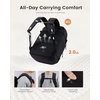 image:imageLOVEVOOK Travel Backpack for Women amp Men 25L Airline Approved Personal Item Carry On Backpack Lightweight with 2 Packing Cubes Waterproof Daypack for Work Gym amp Weekend Travel Slate GreenBlackBlack
