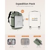 image:imageLOVEVOOK Travel Backpack for Women amp Men 25L Airline Approved Personal Item Carry On Backpack Lightweight with 2 Packing Cubes Waterproof Daypack for Work Gym amp Weekend Travel Slate GreenBlackSlate Greenblack