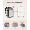 image:imageLOVEVOOK Travel Backpack for Women amp Men 25L Airline Approved Personal Item Carry On Backpack Lightweight with 2 Packing Cubes Waterproof Daypack for Work Gym amp Weekend Travel Slate GreenBlackSlate Greenblack