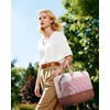 image:imageLOVEVOOK Travel Carry On Bag for Women Lightweight Weekender Bags with Shoe Compartment Wet Pocket Hospital Overnight Bags for Women Labor Delivery Personal Item Duffle Bag for Gym SportWhite  Pink