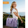 image:imageLOVEVOOK Travel Carry On Bag for Women Lightweight Weekender Bags with Shoe Compartment Wet Pocket Hospital Overnight Bags for Women Labor Delivery Personal Item Duffle Bag for Gym SportViolet