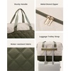 image:imageLOVEVOOK Travel Carry On Bag for Women Lightweight Weekender Bags with Shoe Compartment Wet Pocket Hospital Overnight Bags for Women Labor Delivery Personal Item Duffle Bag for Gym SportWhite  Green