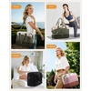 image:imageLOVEVOOK Travel Carry On Bag for Women Lightweight Weekender Bags with Shoe Compartment Wet Pocket Hospital Overnight Bags for Women Labor Delivery Personal Item Duffle Bag for Gym SportWhite  Green