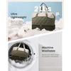 image:imageLOVEVOOK Travel Carry On Bag for Women Lightweight Weekender Bags with Shoe Compartment Wet Pocket Hospital Overnight Bags for Women Labor Delivery Personal Item Duffle Bag for Gym SportWhite  Green