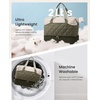 image:imageLOVEVOOK Travel Carry On Bag for Women Lightweight Weekender Bags with Shoe Compartment Wet Pocket Hospital Overnight Bags for Women Labor Delivery Personal Item Duffle Bag for Gym SportWhite  Green