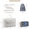 image:imageLOVEVOOK Travel Duffle Bag  Womens Weekender Carry On Overnight Laptop amp Gym Bag With ToiletryShoe Pocket Hospital Labor BagBeige
