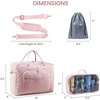 image:imageLOVEVOOK Travel Duffle Bag  Womens Weekender Carry On Overnight Laptop amp Gym Bag With ToiletryShoe Pocket Hospital Labor BagPinkmedium