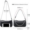 image:imageLoiral Small Purse for Women Retro Classic Tote HandBag Shoulder Bags Clutch Purse1 Black L