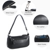 image:imageLoiral Small Purse for Women Retro Classic Tote HandBag Shoulder Bags Clutch Purse1 Black L