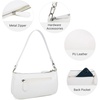 image:imageLoiral Small Purse for Women Retro Classic Tote HandBag Shoulder Bags Clutch Purse1 Whitemooth