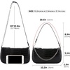 image:imageLoiral Small Purse for Women Retro Classic Tote HandBag Shoulder Bags Clutch Purse2 Black