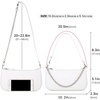 image:imageLoiral Small Purse for Women Retro Classic Tote HandBag Shoulder Bags Clutch Purse2 White X