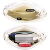 image:imageLoiral Small Purse for Women Retro Classic Tote HandBag Shoulder Bags Clutch Purse3 Whitepearl Chain