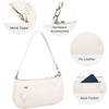 image:imageLoiral Small Purse for Women Retro Classic Tote HandBag Shoulder Bags Clutch Purse3 Whitepearl Chain