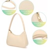 image:imageLoiral Small Purse for Women Retro Classic Tote HandBag Shoulder Bags Clutch PurseAlmond