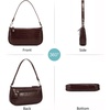 image:imageLoiral Small Purse for Women Retro Classic Tote HandBag Shoulder Bags Clutch PurseBrown