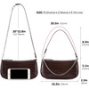 image:imageLoiral Small Purse for Women Retro Classic Tote HandBag Shoulder Bags Clutch PurseBrown