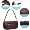image:imageLoiral Small Purse for Women Retro Classic Tote HandBag Shoulder Bags Clutch PurseBrown