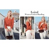 image:imageLoiral Small Purse for Women Retro Classic Tote HandBag Shoulder Bags Clutch PurseBrown