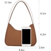 image:imageLoiral Small Purse for Women Retro Classic Tote HandBag Shoulder Bags Clutch PurseCaramel