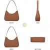 image:imageLoiral Small Purse for Women Retro Classic Tote HandBag Shoulder Bags Clutch PurseCaramel