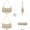 image:imageLoiral Small Purse for Women Retro Classic Tote HandBag Shoulder Bags Clutch PurseCloud Beige