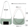 image:imageLoiral Small Purse for Women Retro Classic Tote HandBag Shoulder Bags Clutch PurseLight Green