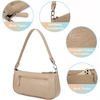 image:imageLoiral Small Purse for Women Retro Classic Tote HandBag Shoulder Bags Clutch PurseNude