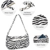 image:imageLoiral Small Purse for Women Retro Classic Tote HandBag Shoulder Bags Clutch PurseZebra