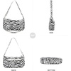 image:imageLoiral Small Purse for Women Retro Classic Tote HandBag Shoulder Bags Clutch PurseZebra