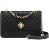image:imageLOVEVOOK Crossbody Bags for Women Leather Quilted Shoulder Bag with Chain Strap Trendy Clutch Satchel Ladies Evening Bag