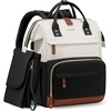 image:imageLOVEVOOK Diaper Bag Backpack Baby Bag with Changing Station Large Diaper Backpack for Mom Dads Waterproof Mommy Bag for Boy and Girl Travel Essential Baby Shower BlackBeigeBlackbeige