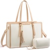 Pearl White&beige