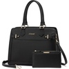 image:imageLOVEVOOK Purses and Handbags for Women Tote Shoulder Bag Satchel Purse and PU Leather Top Handle for ladiesBlack