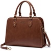 image:imageLOVEVOOK Purses and Handbags for Women VintageStyle Leather Top Handle Shoulder Bag Satchel Tote Crossbody Purse for LadiesBrown