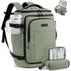image:imageLOVEVOOK Travel Backpack for Women amp Men 25L Airline Approved Personal Item Carry On Backpack Lightweight with 2 Packing Cubes Waterproof Daypack for Work Gym amp Weekend Travel Slate GreenBlackSlate Greenblack