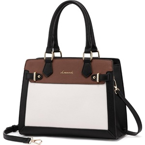 image:imageLOVEVOOK Purses and Handbags for Women Tote Shoulder Bag Satchel Purse and PU Leather Top Handle for ladiesBlackwhitebrowns